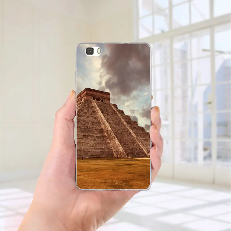 Мягкие силиконовые ТПУ чехлы для телефонов huawei P8 P9 P10 P20 P30 Honor 6X7X7 9 mate 10 Pro Lite P Smart Coque Shell Egypt Pyramids
