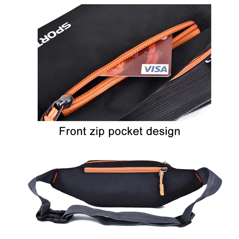 Забавная спортивная сумка с надписью для женщин водонепроницаемый поясной