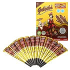 12 шт., темно-красные конусы хны менди