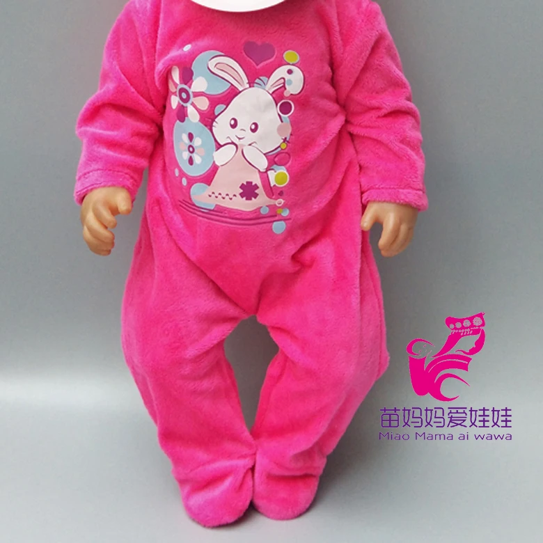 Одежда для куклы 17 дюймов зимнее пальто меховой комбинезон новорожденных 18 43 см