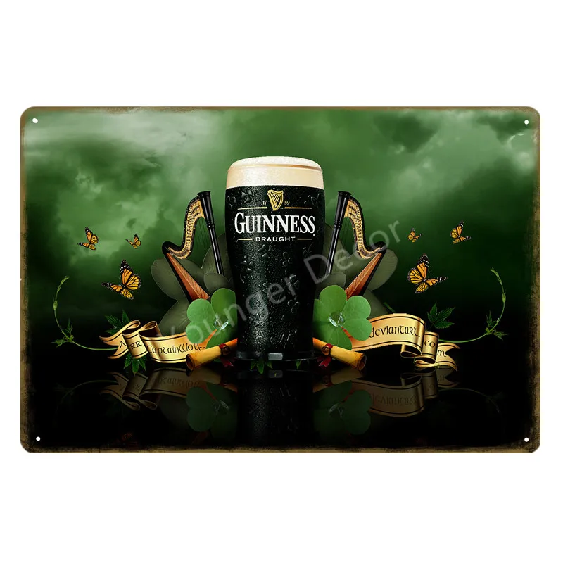 My goodth My Guinness металлическая живопись винтажные наклейки Бар Паб декоративная табличка домашний декор реклама пива оловянный знак YI-056 - Цвет: YD1493DI