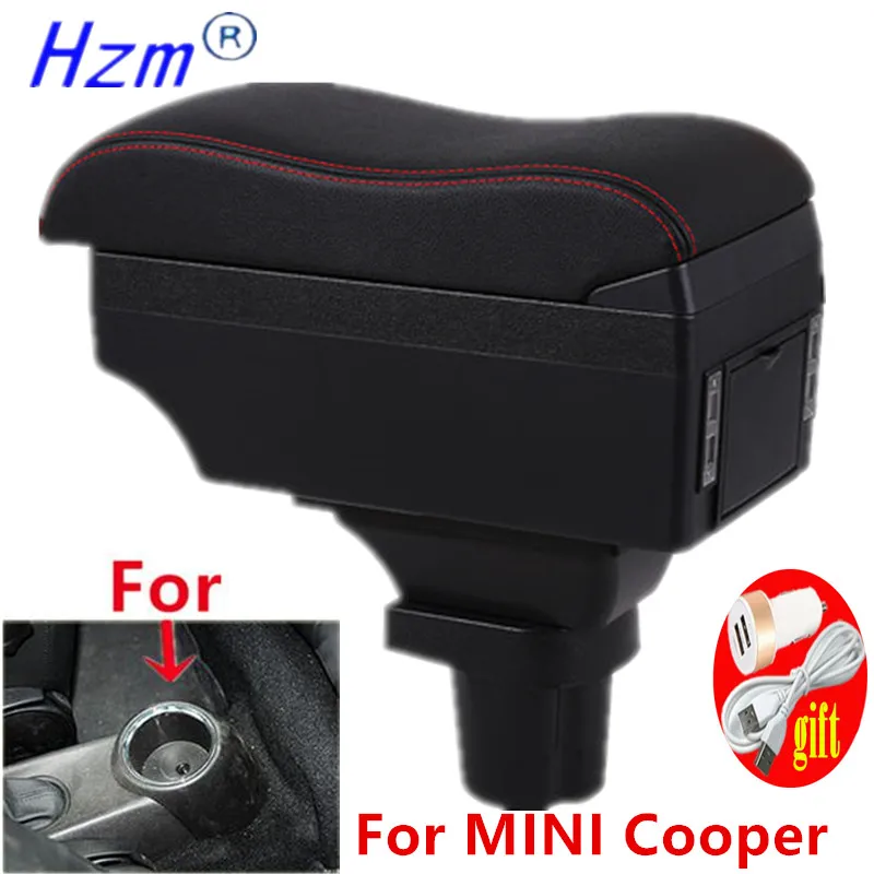 Для MINI Cooper R50 R52 R53 R56 R57 R58 F55 F56 F57 Countryman R60 F60 коробка для подлокотников автомобильные