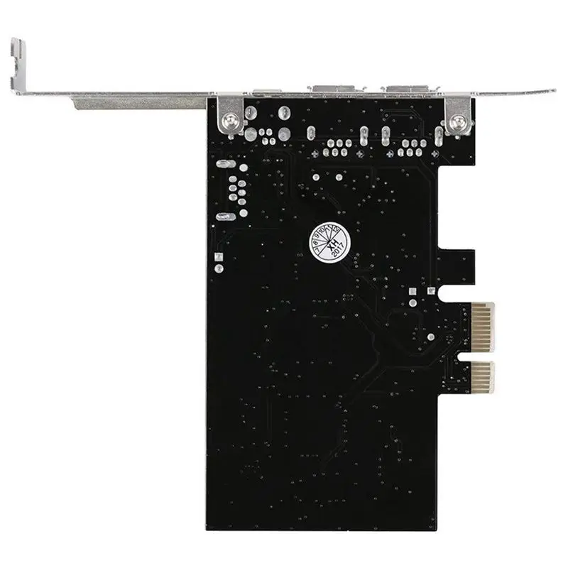 Карта Firewire адаптер PCIe 800 для Windows 10 с низкопрофильным кронштейном и кабелем 3 порта