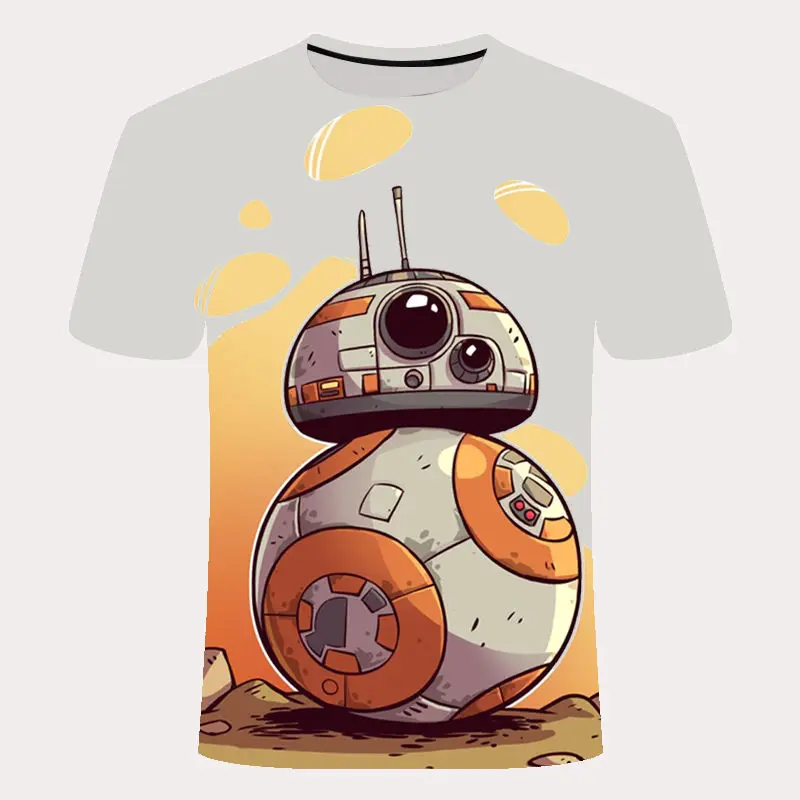 TX166 T shirt Homme Camisetas Hombre Novelty Star Wars A New Hope Robot Men T-Shirts Tshirts 3D Print Male Funny Tees S-6XL - Цвет: TX166