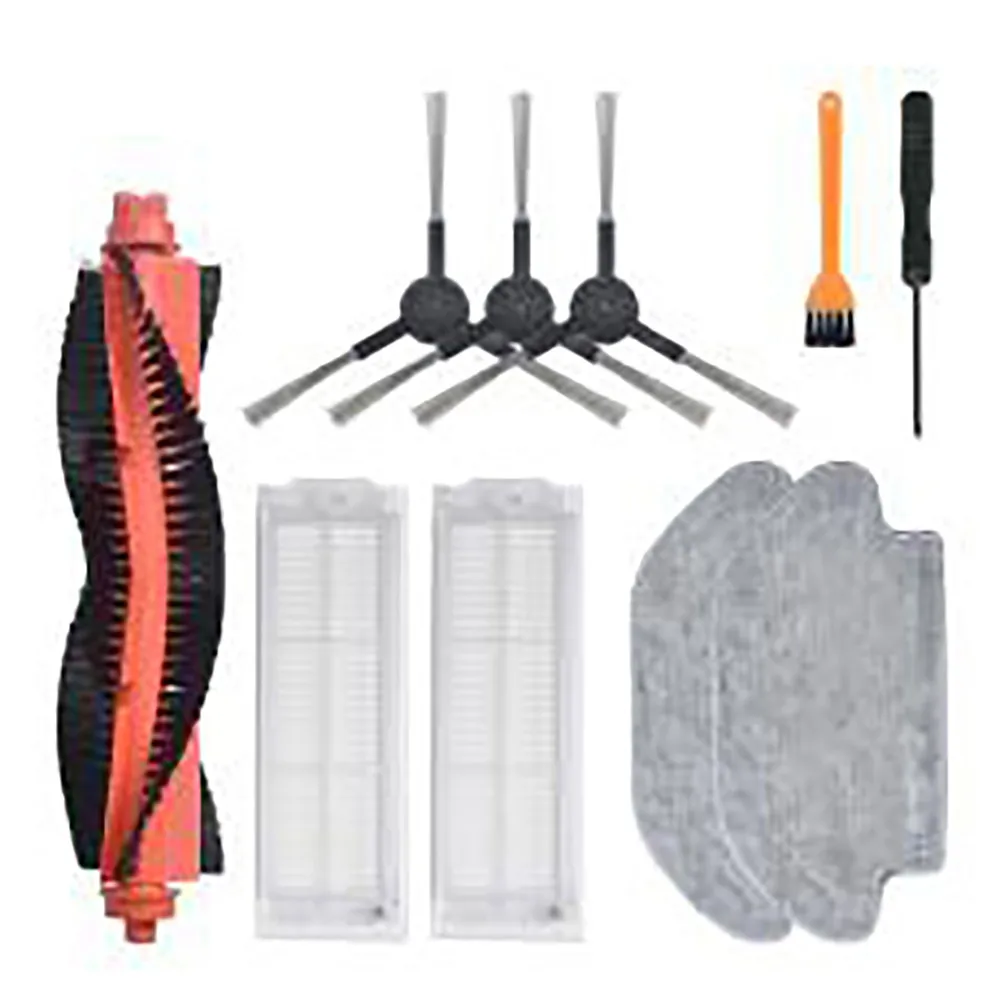 

Side Brush Filter Main Roller Brushes Wet Dry Mop Cloth for XIAOMI MIJIA STYJ02YM Vacuum Cleaner Replacement Kit