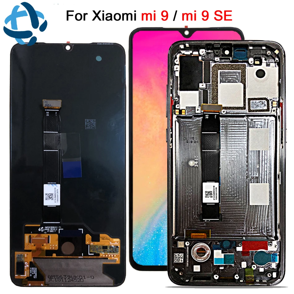 Amoled для Xiaomi mi 9 lcd mi 9 дисплей дигитайзер сборка сенсорный экран M1903F Замена для Xiaomi mi 9SE ЖК mi 9 mi 9 SE