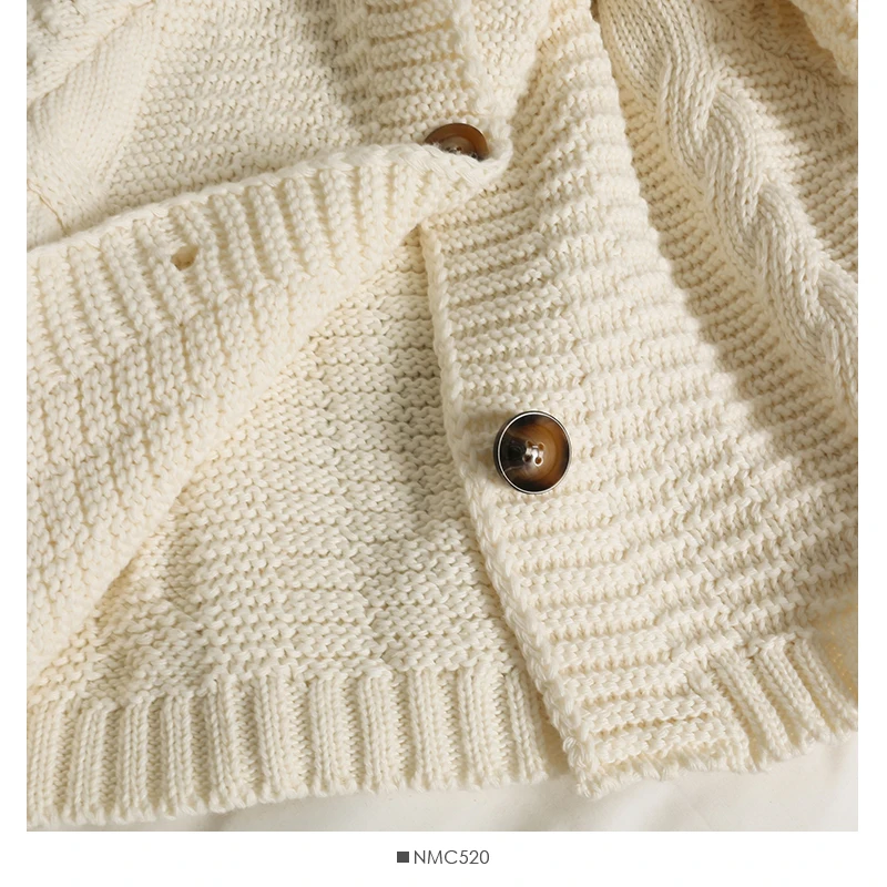 

Turtleneck Women Sweaters Button Solid Cardigan 2021 Spring Autumn Long Sleeve Knitted Sweater Short Tops Casual Ladies Jumper