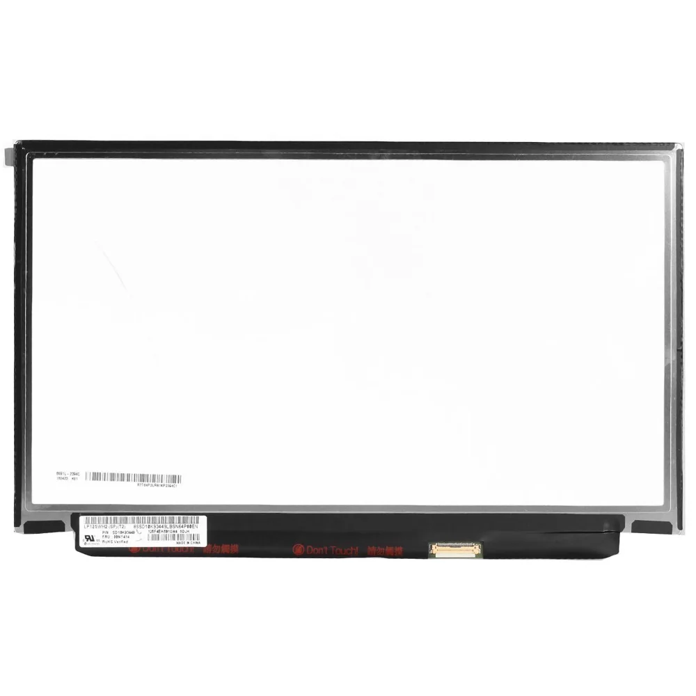 12 5 ips laptop lcd screen lp125wh2 spt2 lp125wh2 spt1 m125nwr3 for lenovo thinkpad x240 x250 x260 x270 x280 1366x768 30pin edp free global shipping