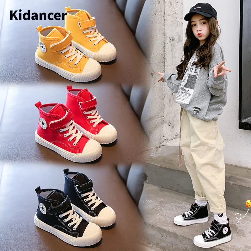 Детская обувь для девочек детские кроссовки модная весенняя парусиновая малышей