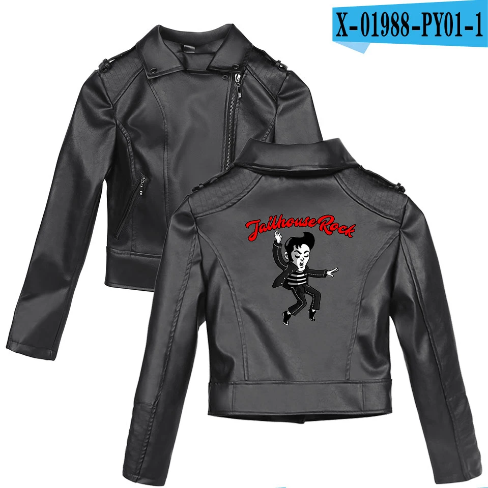 Elvis Presley куртки кожаные женские новые модные куртки цвет молния Верхняя одежда Куртка Новинка зима и осень пальто - Цвет: B