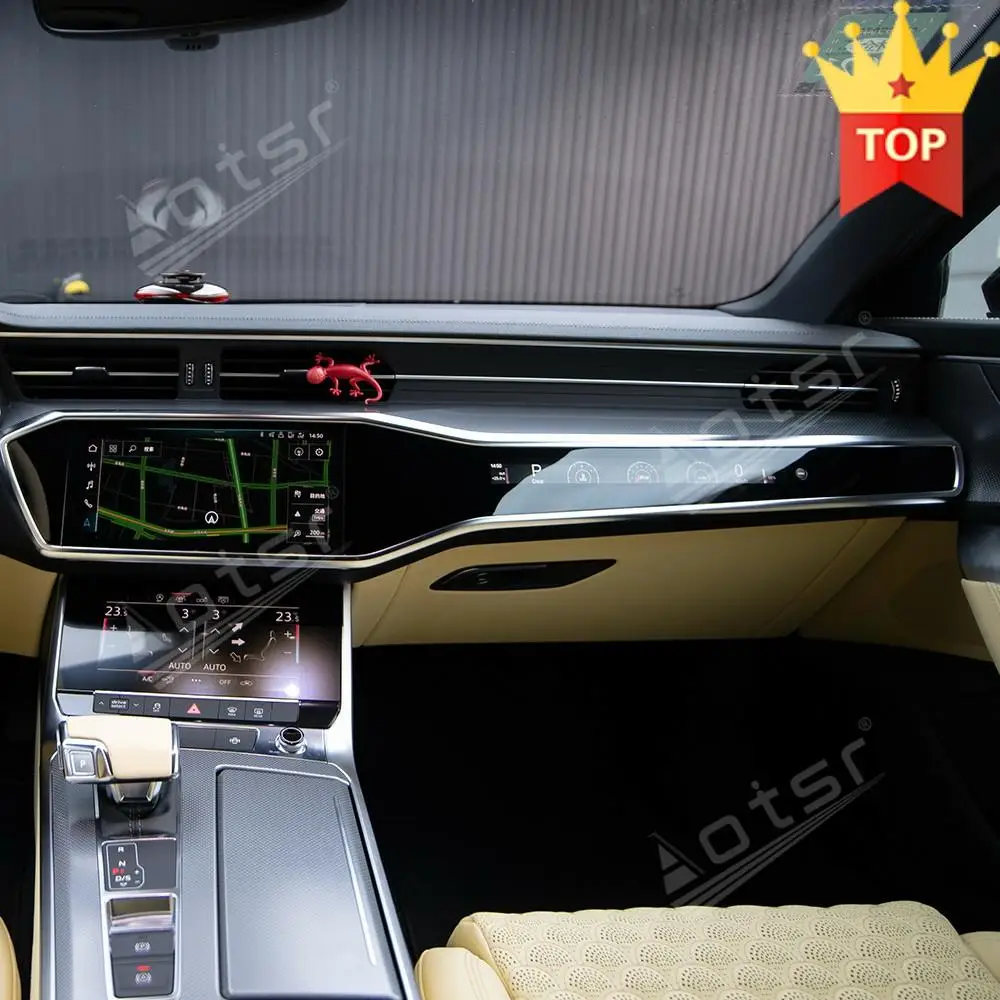 Для Audi A4 A5 Q7 A6 A7 LCD Android 9 0 автомобильный приборной панели дисплей головное