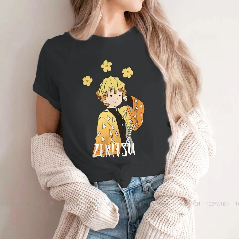 

Cute Women Tshirts Demon Slayer Cartoon Japan Anime Comic Grunge Vintage Female Clothing Oversized Cotton Graphic Streetwear