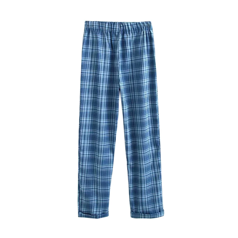 Свежий Универсальный решетки повседневные штаны женские элегантные красивые