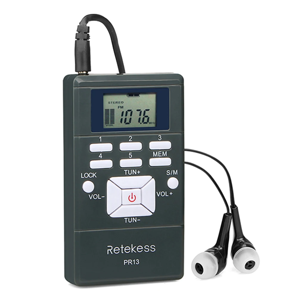 FM-передатчик Retekess FT11 и FM-радиоприемник PR13 беспроводная система гида для церкви