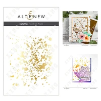 new splatter reuasble metal solid hot foil plate diy crafts molds scrapbooking diary greeting card decoration embossing folders