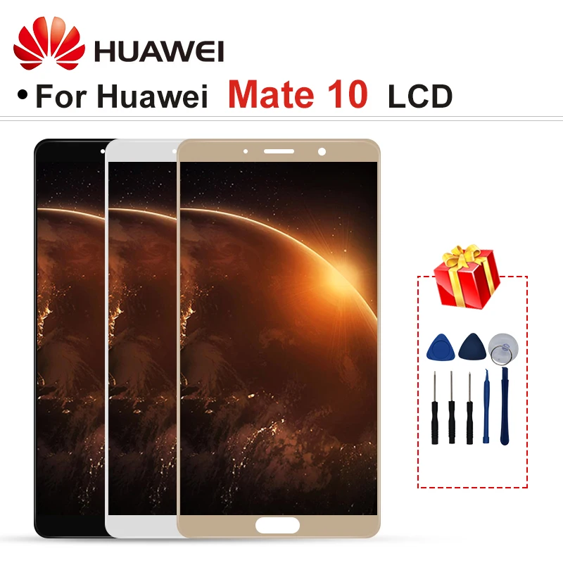 

5,9 "для Huawei Mate 10 ЖК-ALP-AL00 ALP-L09 ALP-L29 ЖК-дисплей сенсорный экран дигитайзер сборка часть с рамкой Mate 10 дисплей