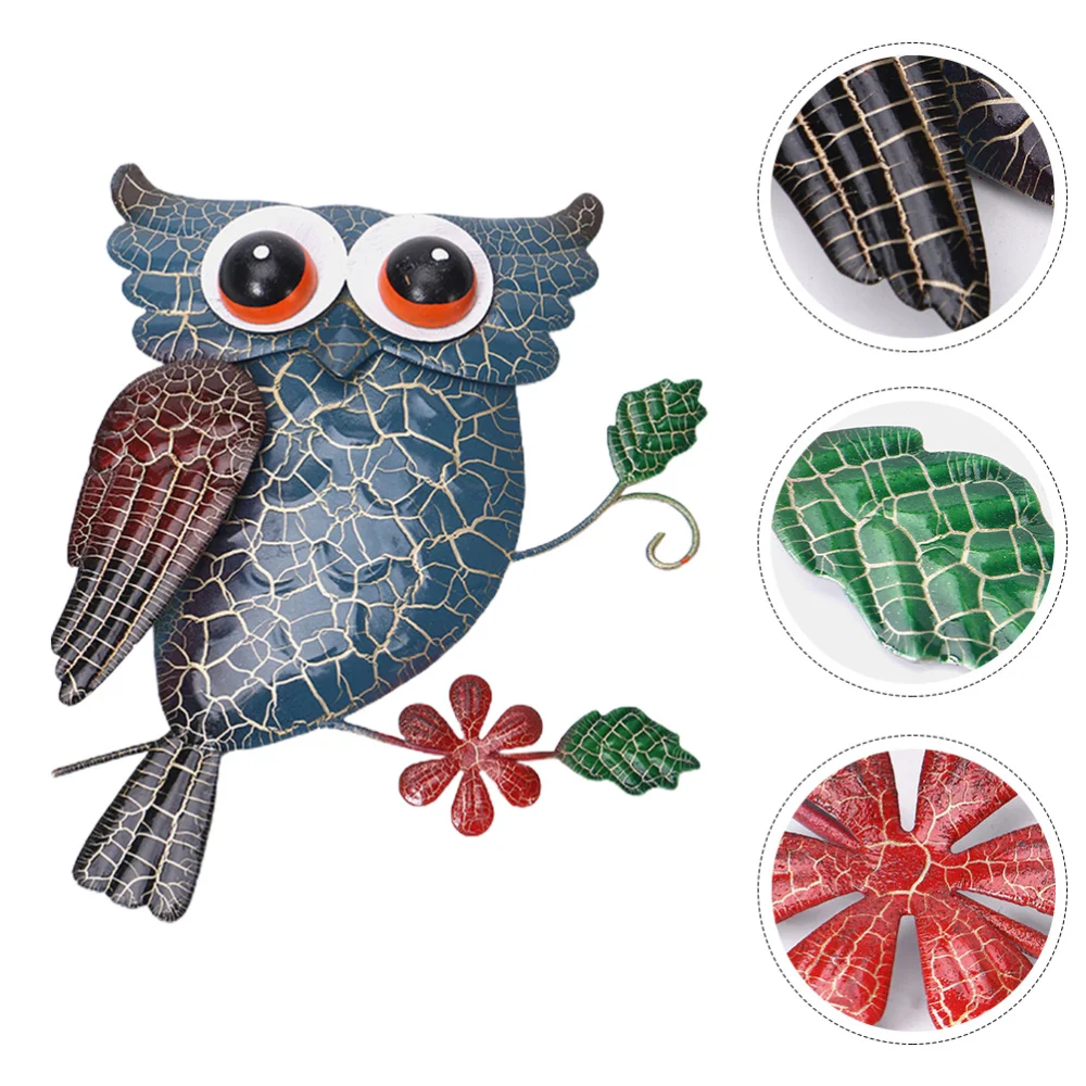 

1Pc Owl Wall Decoration Lovely Wall Art Indoor Outdoor Household Decoration