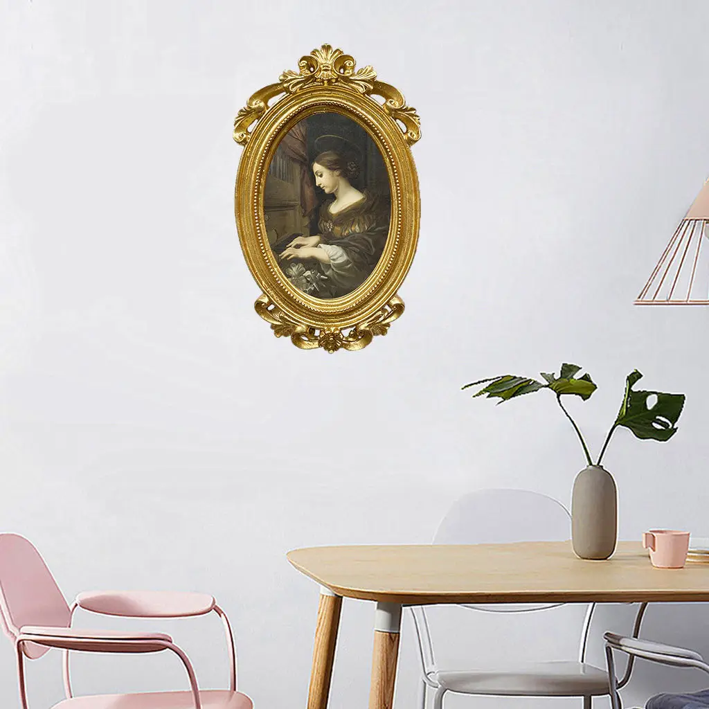 Рамка для фотографий декоративное украшение Золотой Классический держатель