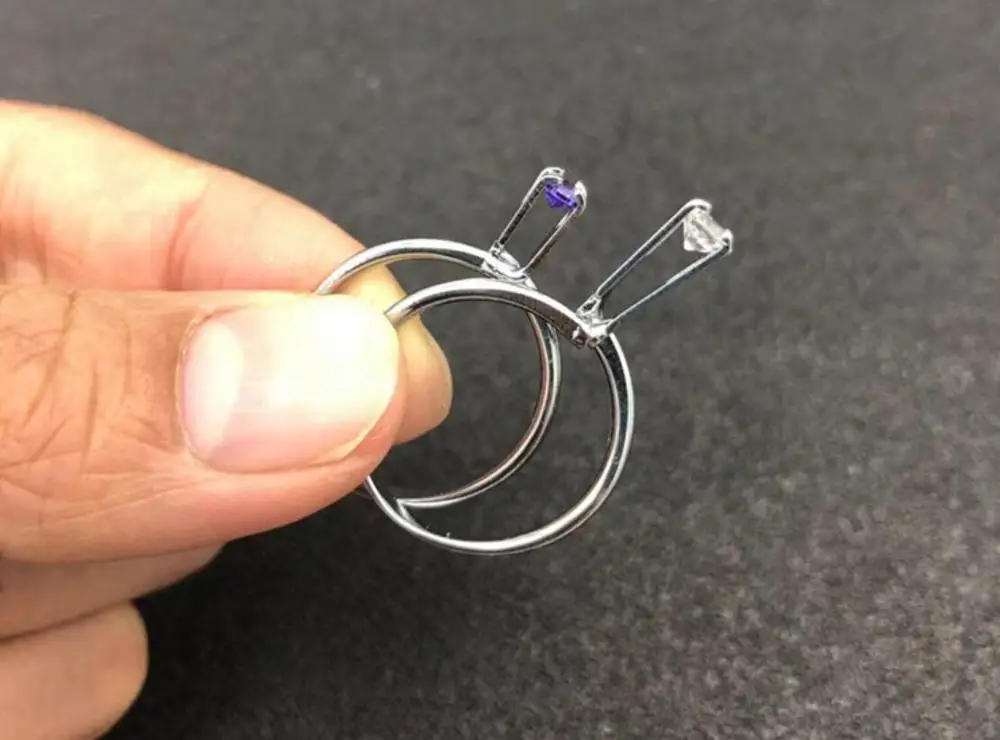 Держатель-кольцо с незащищенным камнем кольцо-Каменный держатель