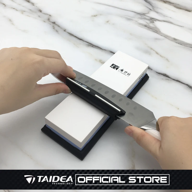 GRINDER Whetstone 2000/5000# Professional sharpening stone Angle guide Fixde Diamond Non Slip base Kitchen system | Дом и сад