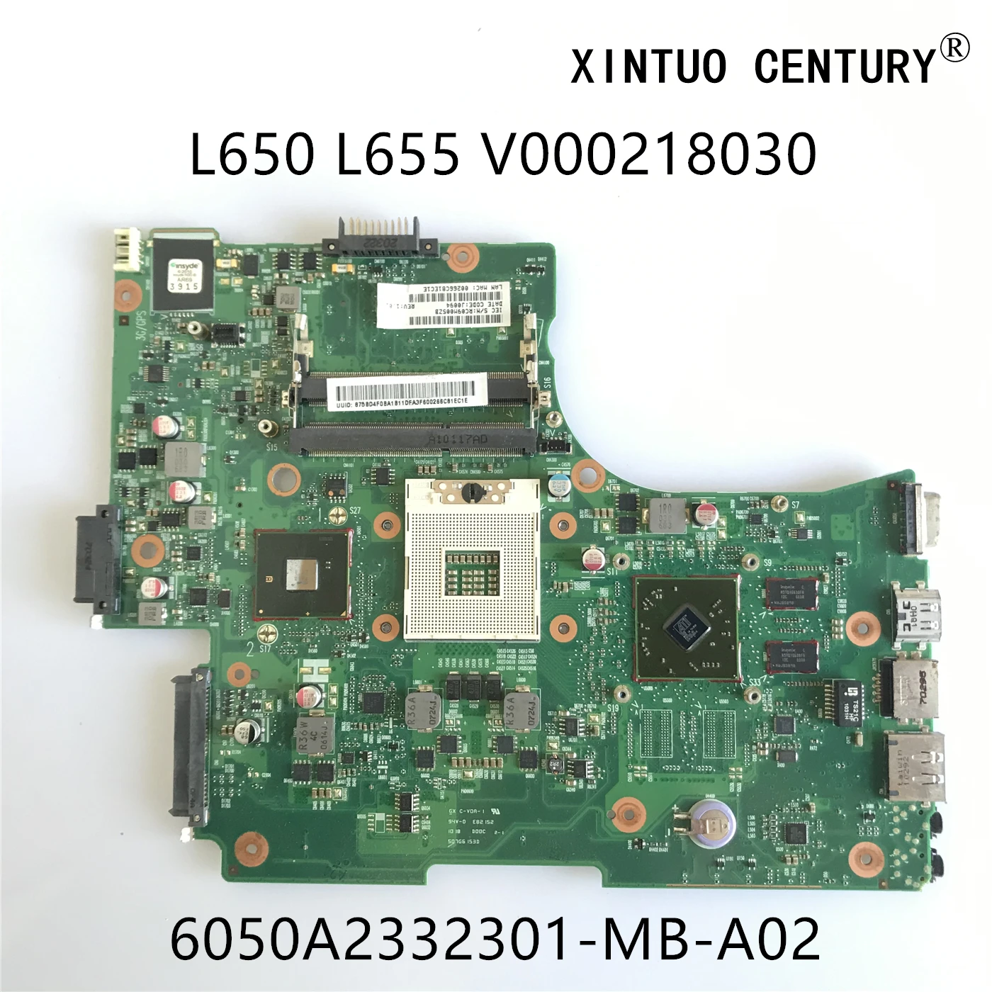 

Материнская плата V000218030 6050A2332301-MB-A02 для ноутбука Toshiba Satellite L650 L655 HM55 DDR3 W/ HD4500 GPU 100% протестированная