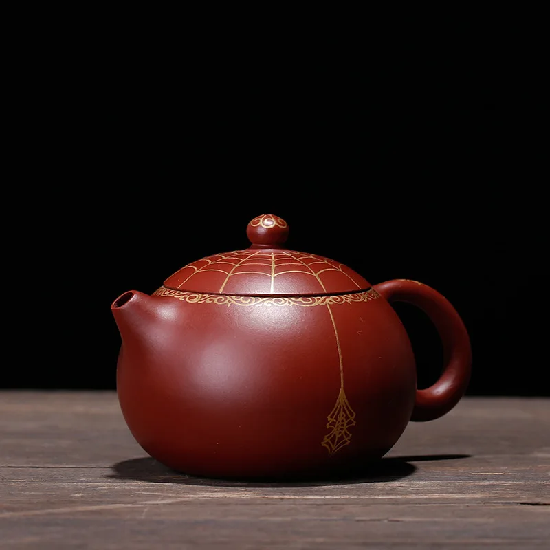 

Yixing Zisha teapot pure handmade raw material Dahongpao Xishi Shao Meihua teapot Zisha teapot