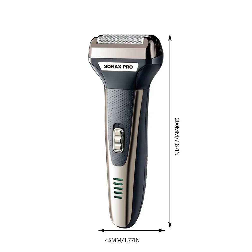 

Men'S Electric Razor Reciprocating Rechargeable Beard Knife Haircut Nose Hair Three In One Multifunctional Shaving Knife