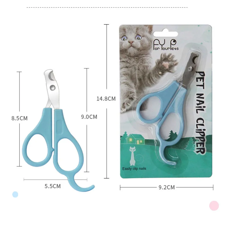 Кошка машинки для стрижки ногтей котенка ножницы Нержавеющая сталь экономии
