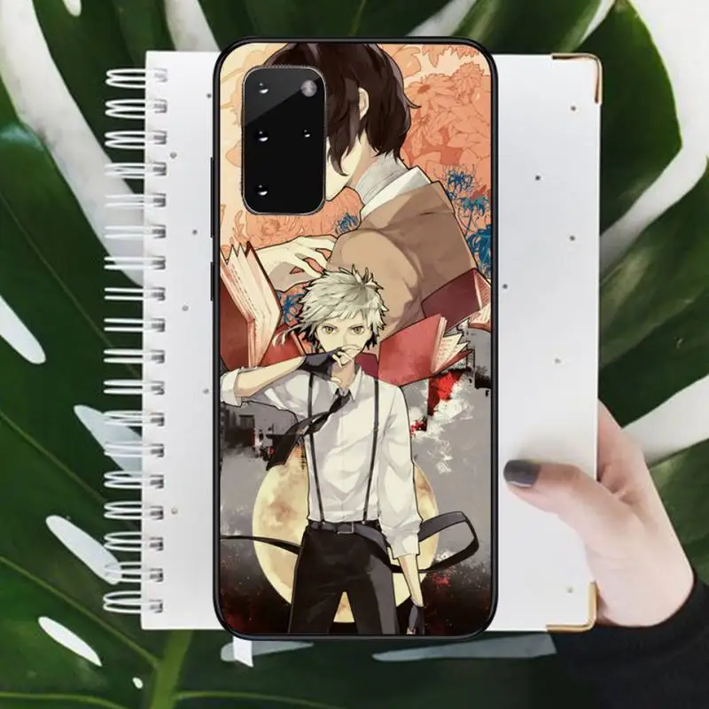 

Anime Bungou Stray Dogs Phone Case For Samsung galaxy A S note 10 7 8 9 20 30 31 40 50 51 70 71 21 s ultra plus Luxury shell
