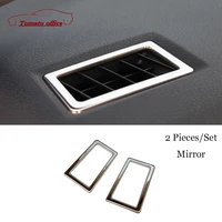 2014 2015 2016 2017 stainless steel car dashboard front small air conditioner outlet ac vent for toyota corolla e170 accessories