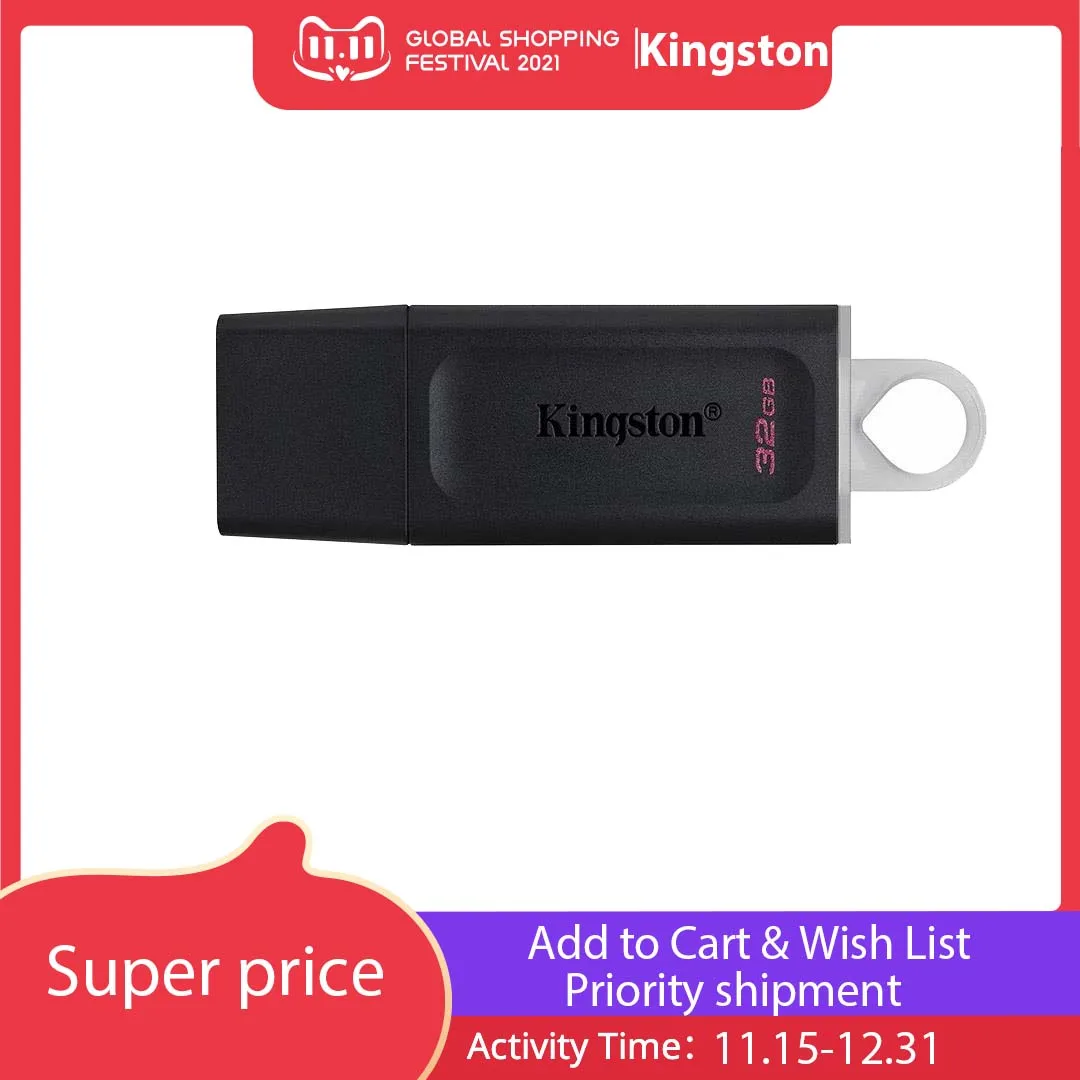 

Kingston New pen drive USB 3.2 Gen 1 32GB 64GB DTX Car Portable Cle USB pendrive Disk Stick 128gb 256gb USB3.0 flash drive