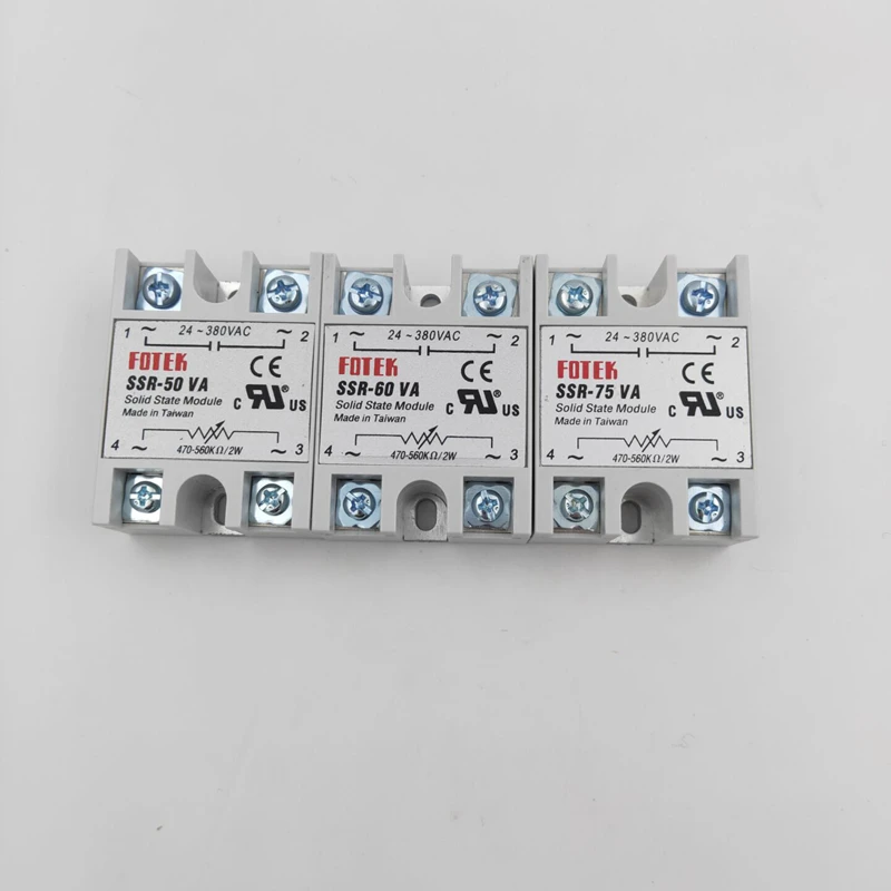 Твердотельное реле SSR 40VA 10VA 15VA 25VA 50VA 60VA 75VA 80VA 100VA 470 560k Ohm TO 24 380VAC регулятор