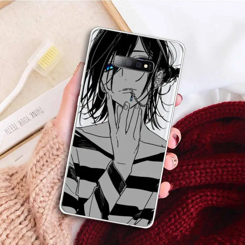 

Anime Miyamura Izumi Horimiya Phone Case Transparent for samsung A 21s 71 S 8 9 20 note 10 20 ultra plus