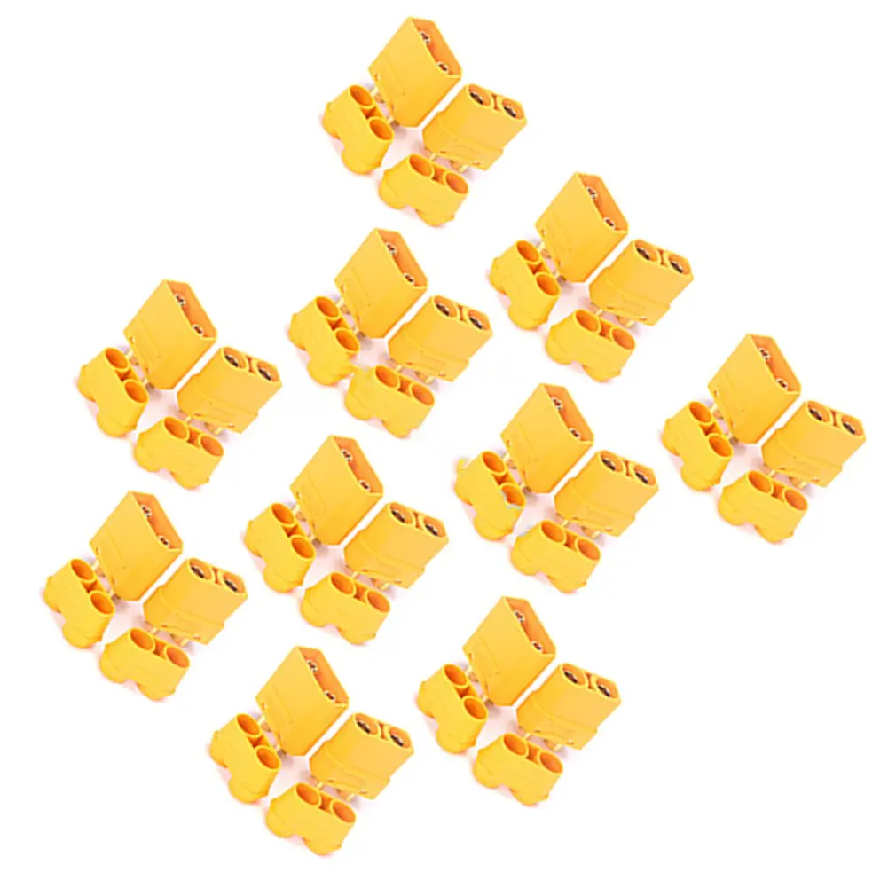 

Xt30/XT60/XT90 Plug Mini Connector Fireproof Flameproof Male And Female Plug Connector Connector Drone Connector