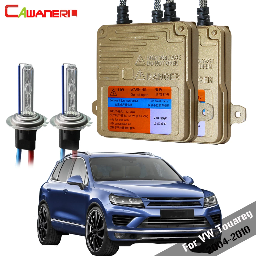 Cawanerl 55W фары для автомобиля без ошибки блок розжига/балласт HID Xenon комплект фара с