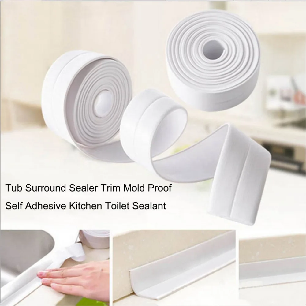 Водонепроницаемая самоклеящаяся герметичная лента для ванной и кухни|Лента| |