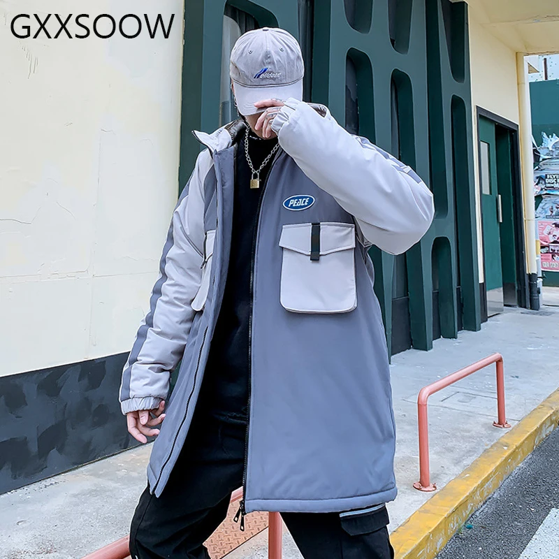 Новинка 2019 года зимние куртки парки для мужчин и женщин повседневные толстые