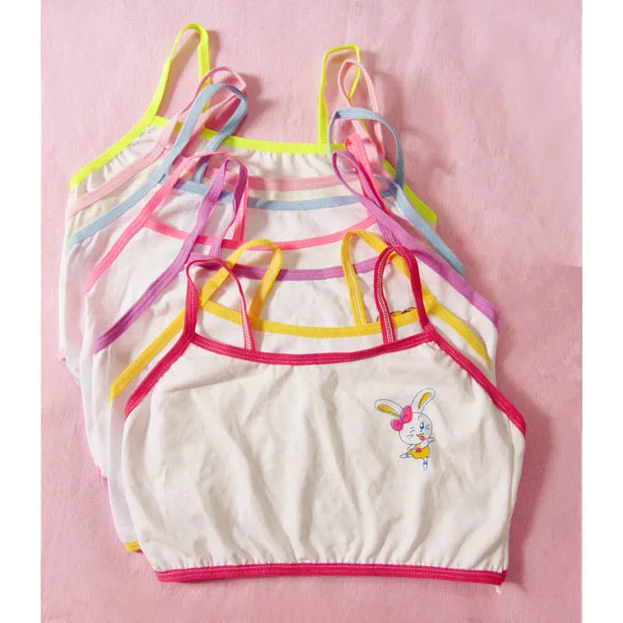 1 шт. 100% хлопковый бюстгальтер детское нижнее белье бюстгальтеры для студентов