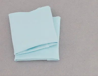 light blue Тонкая эластичная трикотажная пара манжет в рубчик, отверстие для ног, одежда с отделкой, куртка, пальто из хлопка, эластичные мягкие запонки, 1 пара - Цвет: light blue