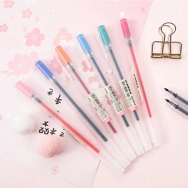 Цветная гелевая ручка художественная Маркер ручки тонкая подводка Кисть цвет ing