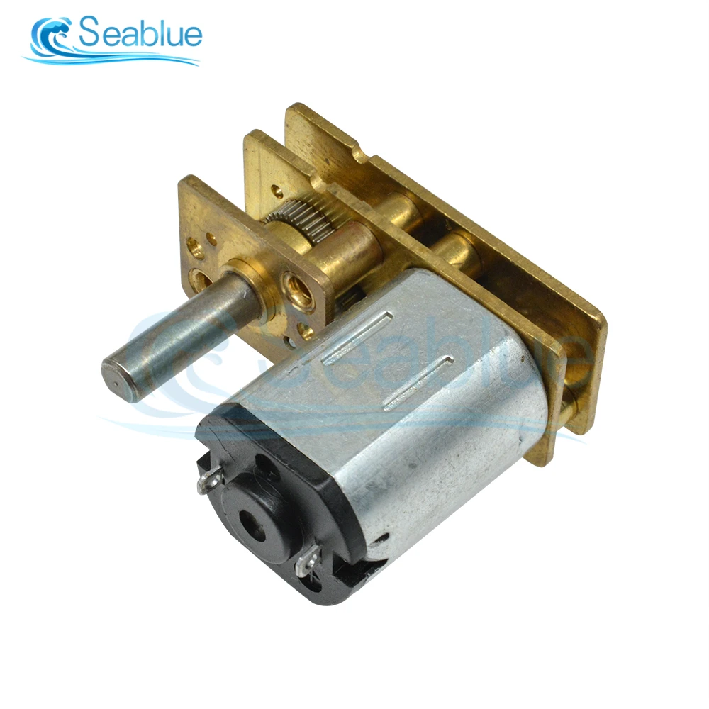 Микро-скоростной мотор-редуктор металлический редуктор GA1024-N20 3 в 6 12 В