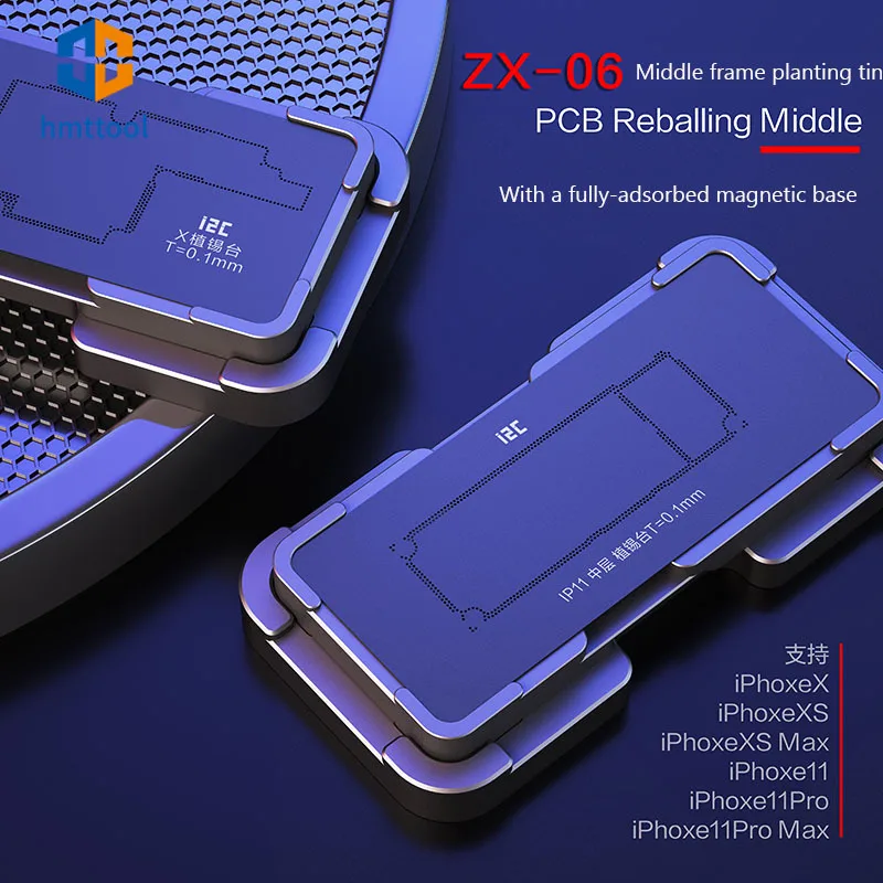 

I2C ZX-06 со средним уровнем 6 в 1 олова посадки на платформе подходит для IPhone X XS MAX 11 11Pro» бетонный завод материнская плата посадки садовые инструменты