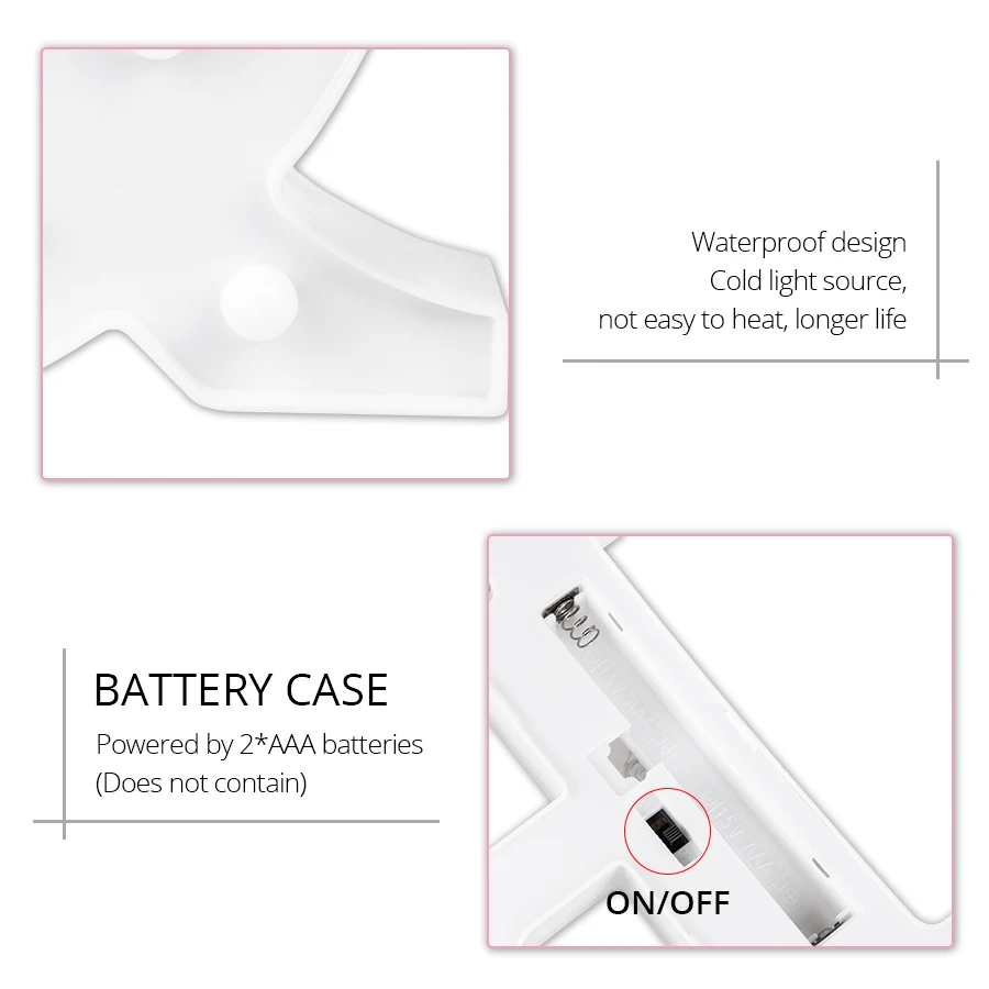 

16/21CM DIY 3D Letter Light Alphabet Letter LED Light Bulbs Lamp Decoration Wedding Party Display Night Light Christmas Gift