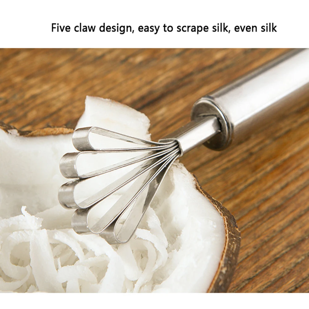 Новая Кокосовая бритва из нержавеющей стали кухонные приспособления