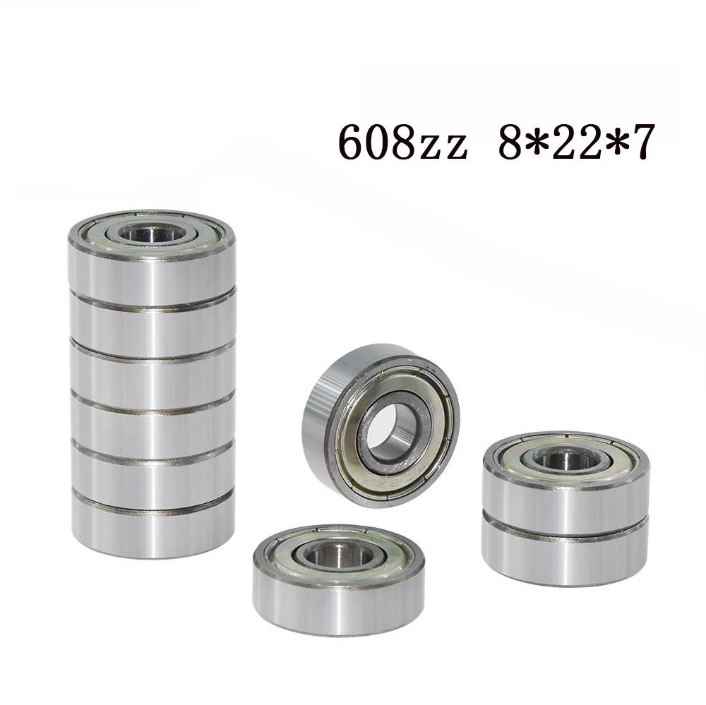 4 шт./лот шарикоподшипник 608zz 608 2RS 8X22X7 Однорядный глубокий паз стальной