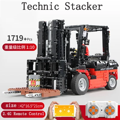 Technic Truck механический набор штабелер модель вилочного погрузчика строительные
