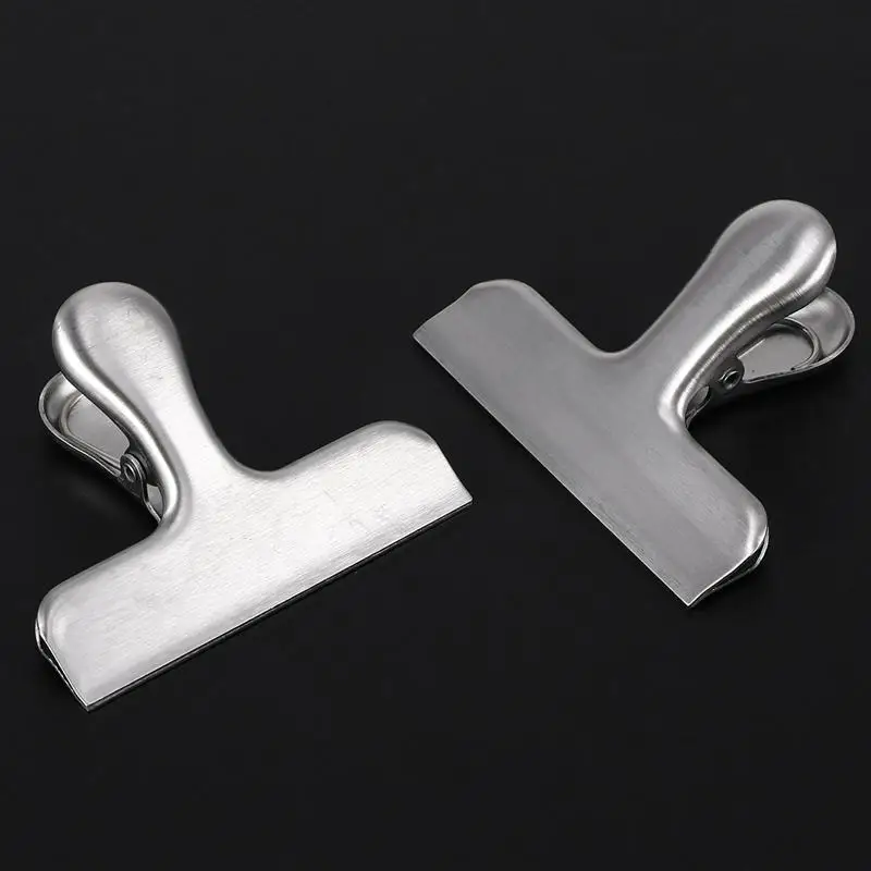 

12 Pcs Stainless Steel Chip Bag Clips for Air Tight Seal Grip on Food