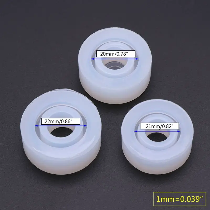

1Set Silicone Mold Jewelry Ring Cat Ear Round DIY Craft Mirror Handmade 16/17/18