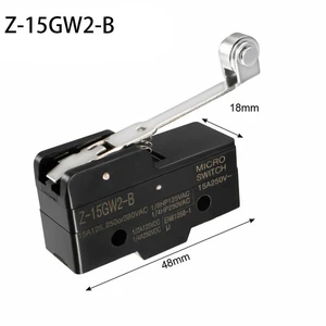 1pcs Z-15GW2-B Normally Open/Close Parallel Roller Lever Limit Switch