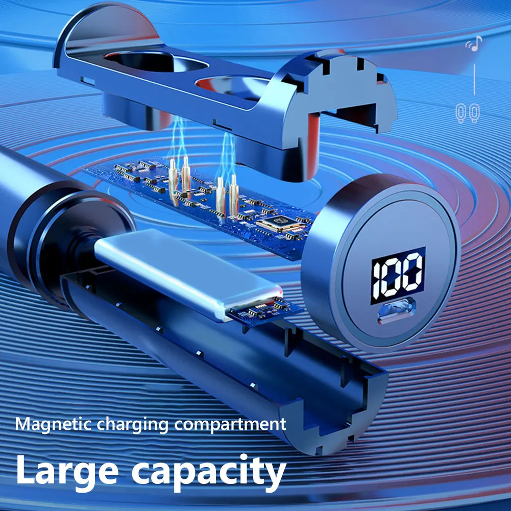 Оригинальные беспроводные наушники Bluetooth-совместимые с 5 0 Mini HiFi гарнитура басами